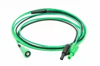 BNC to 4mm Banana Plugs Lead - Green